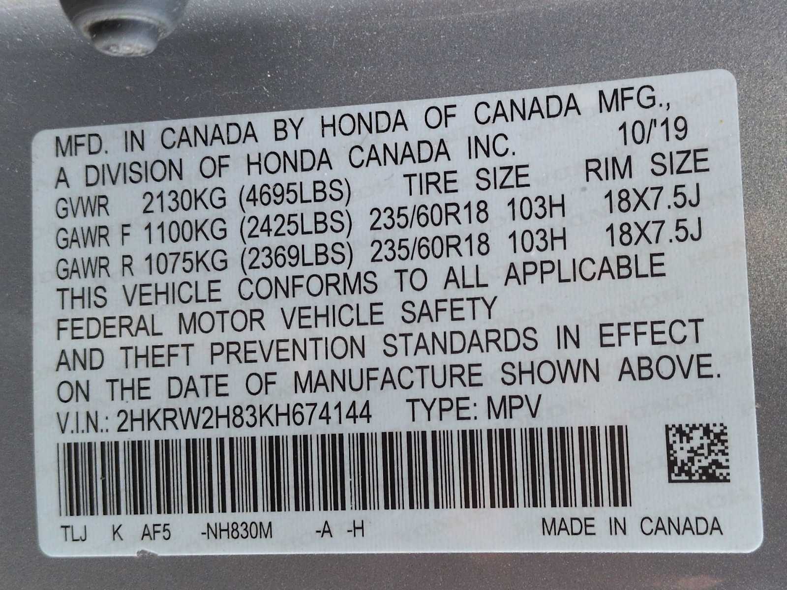 Thumbnail: 2019 Honda CR-V - 32