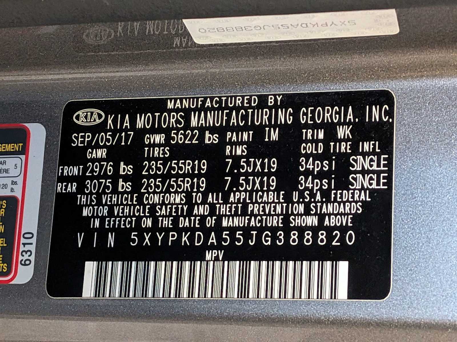 Thumbnail: 2018 Kia Sorento - 37