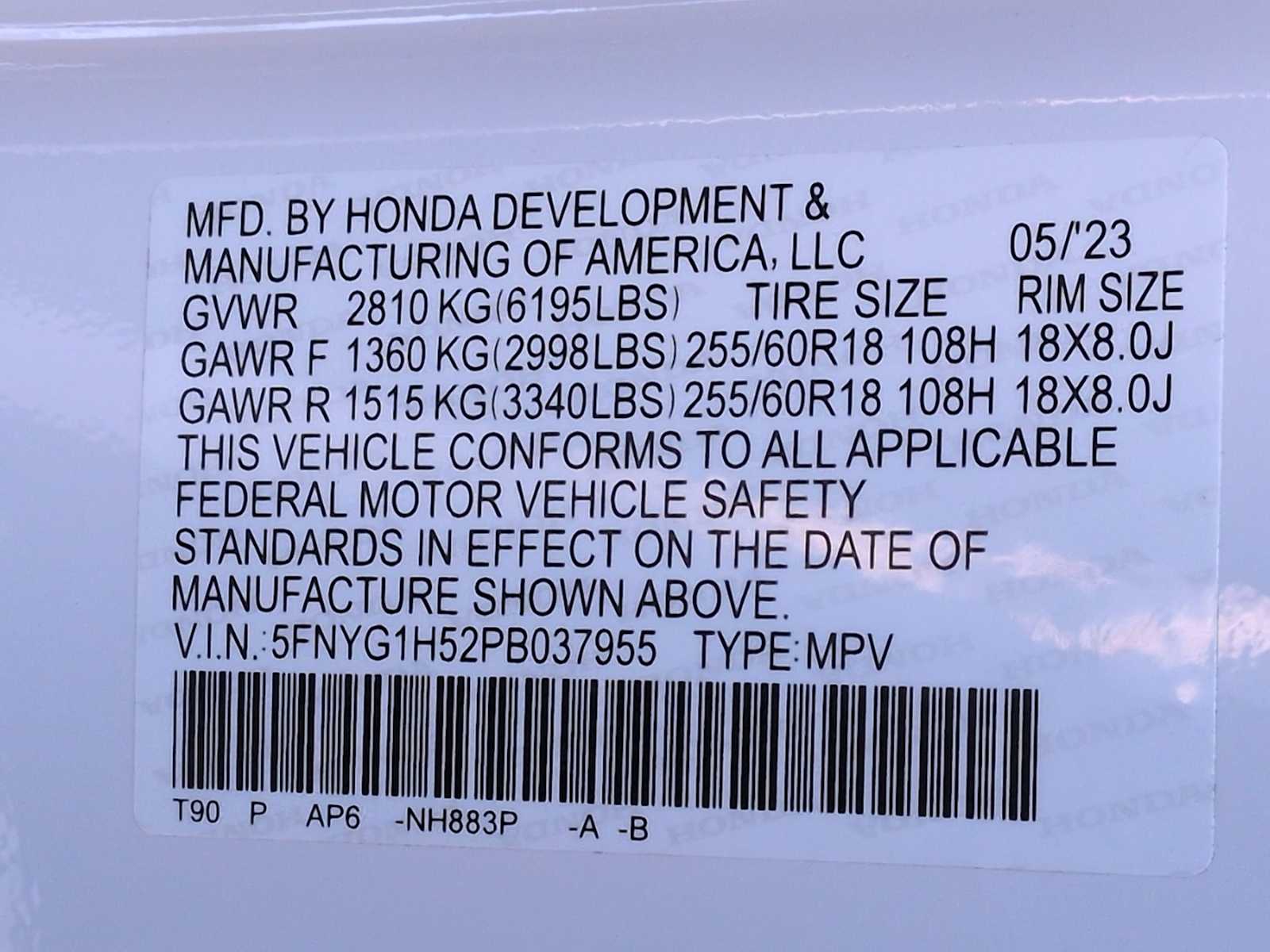 Thumbnail: 2023 Honda Pilot - 34