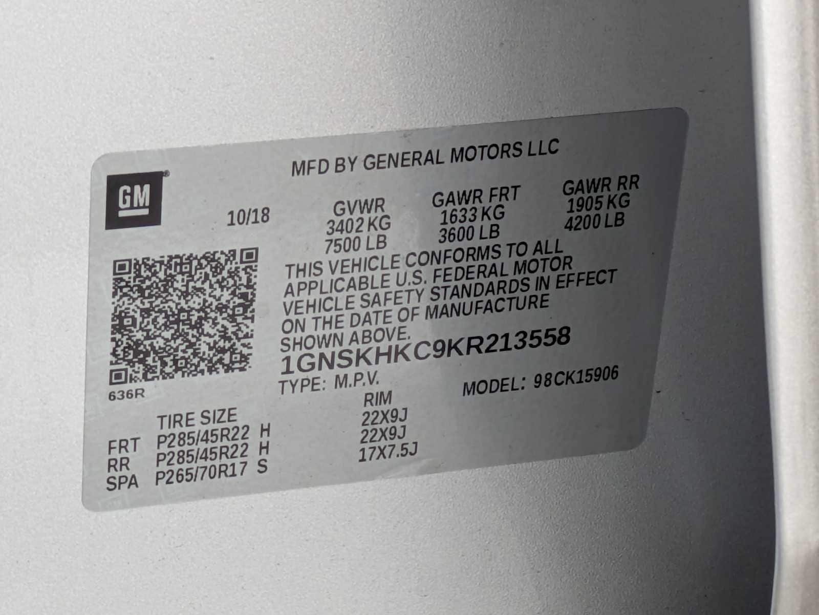 Thumbnail: 2019 Chevrolet Suburban - 34