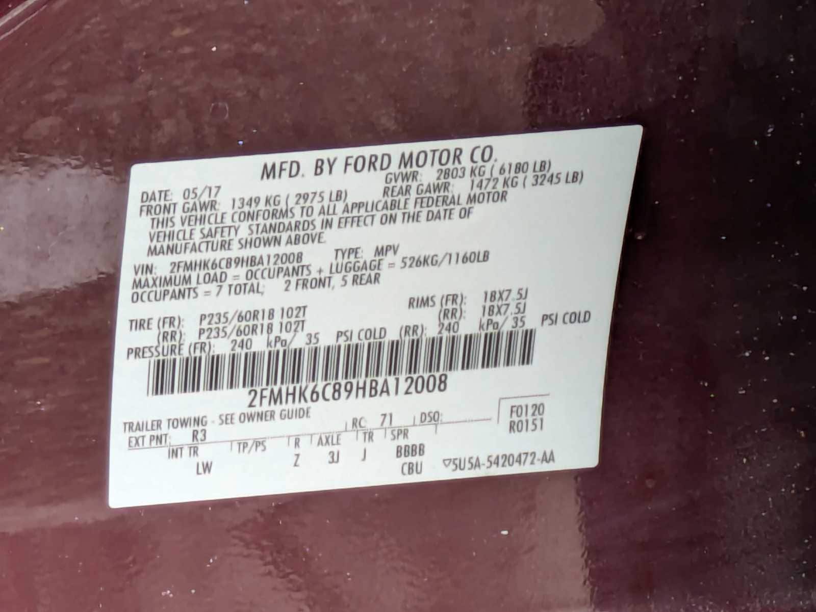 Thumbnail: 2017 Ford Flex - 29