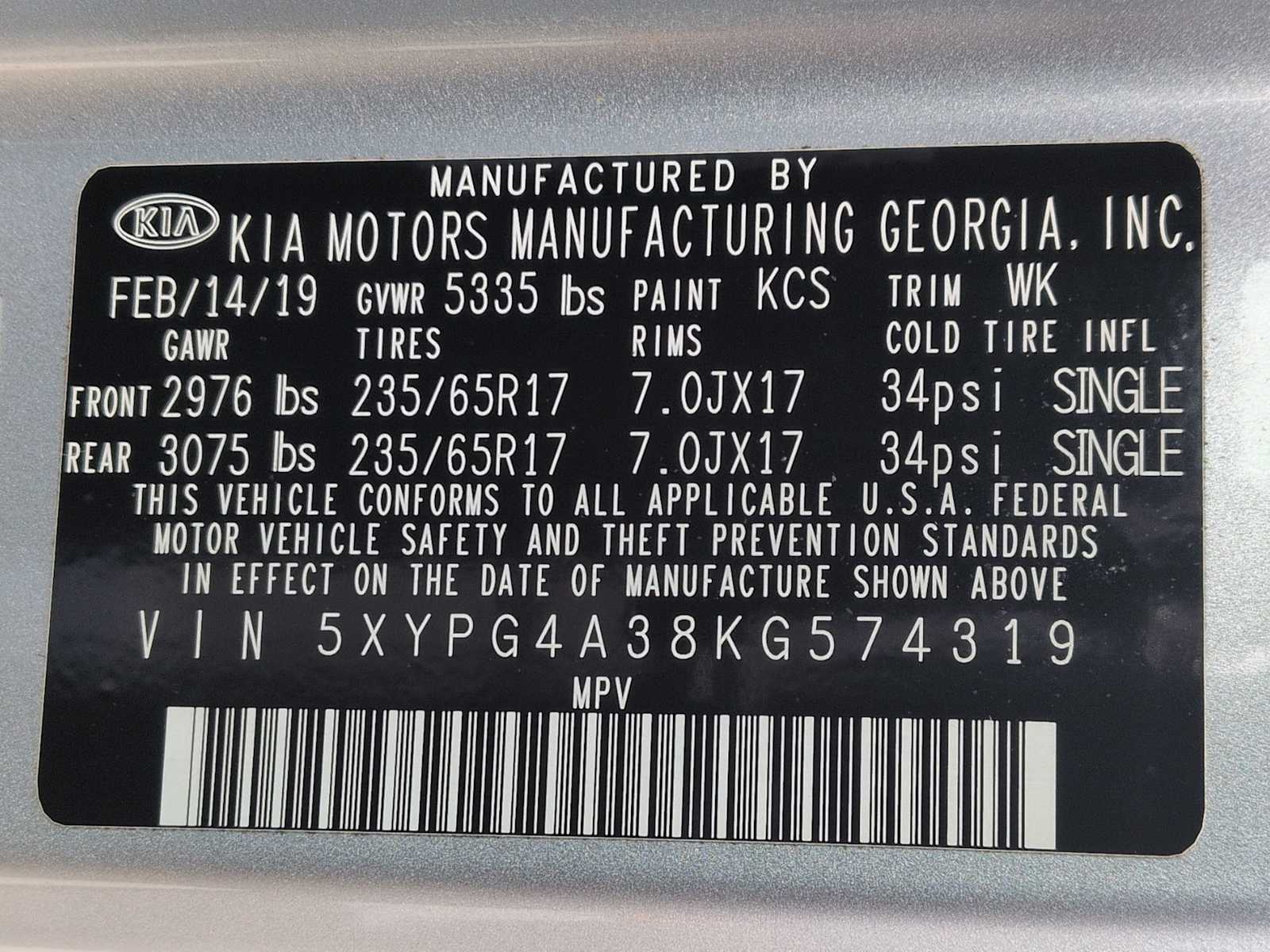 Thumbnail: 2019 Kia Sorento - 33