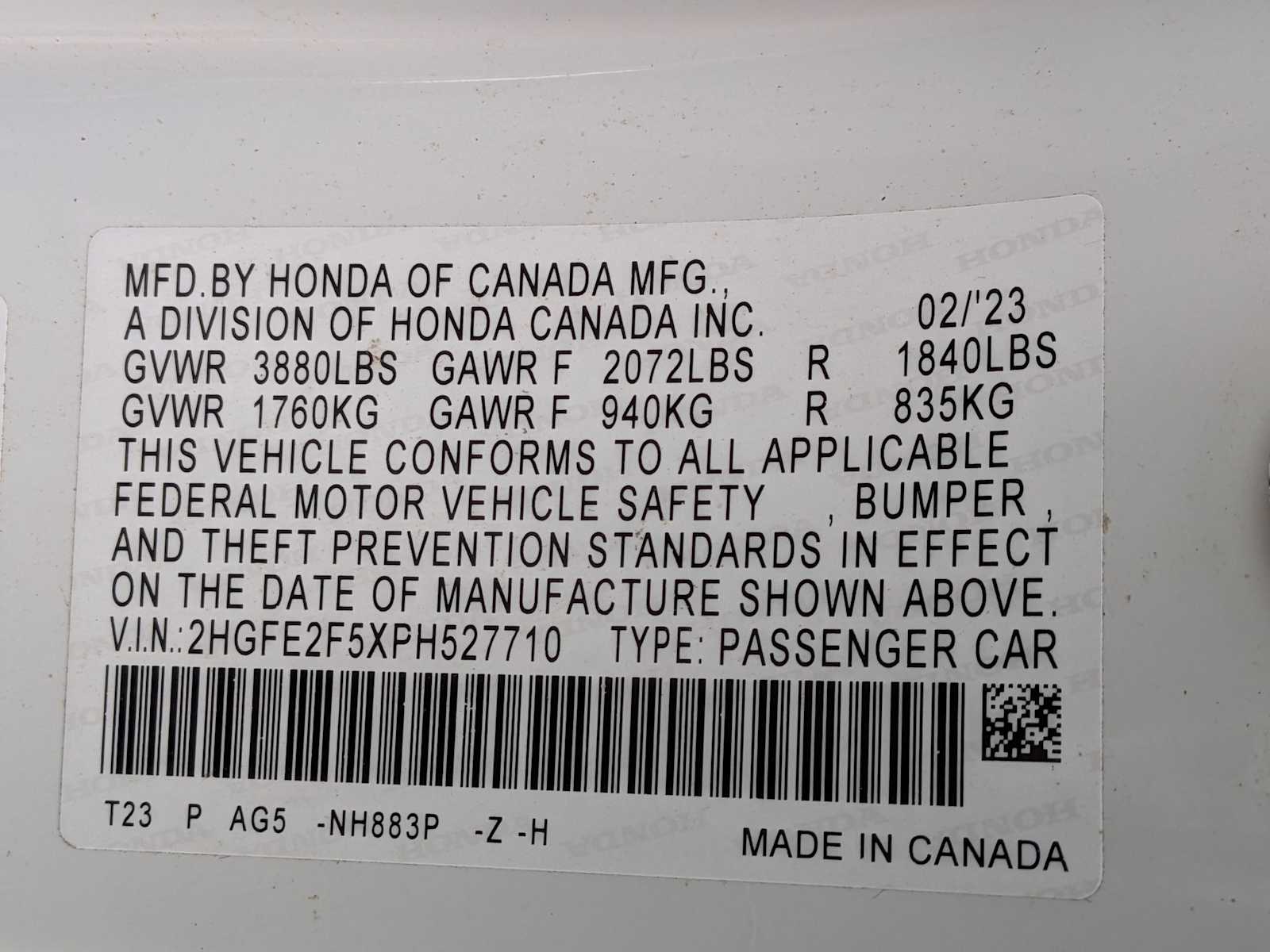 Thumbnail: 2023 Honda Civic - 32