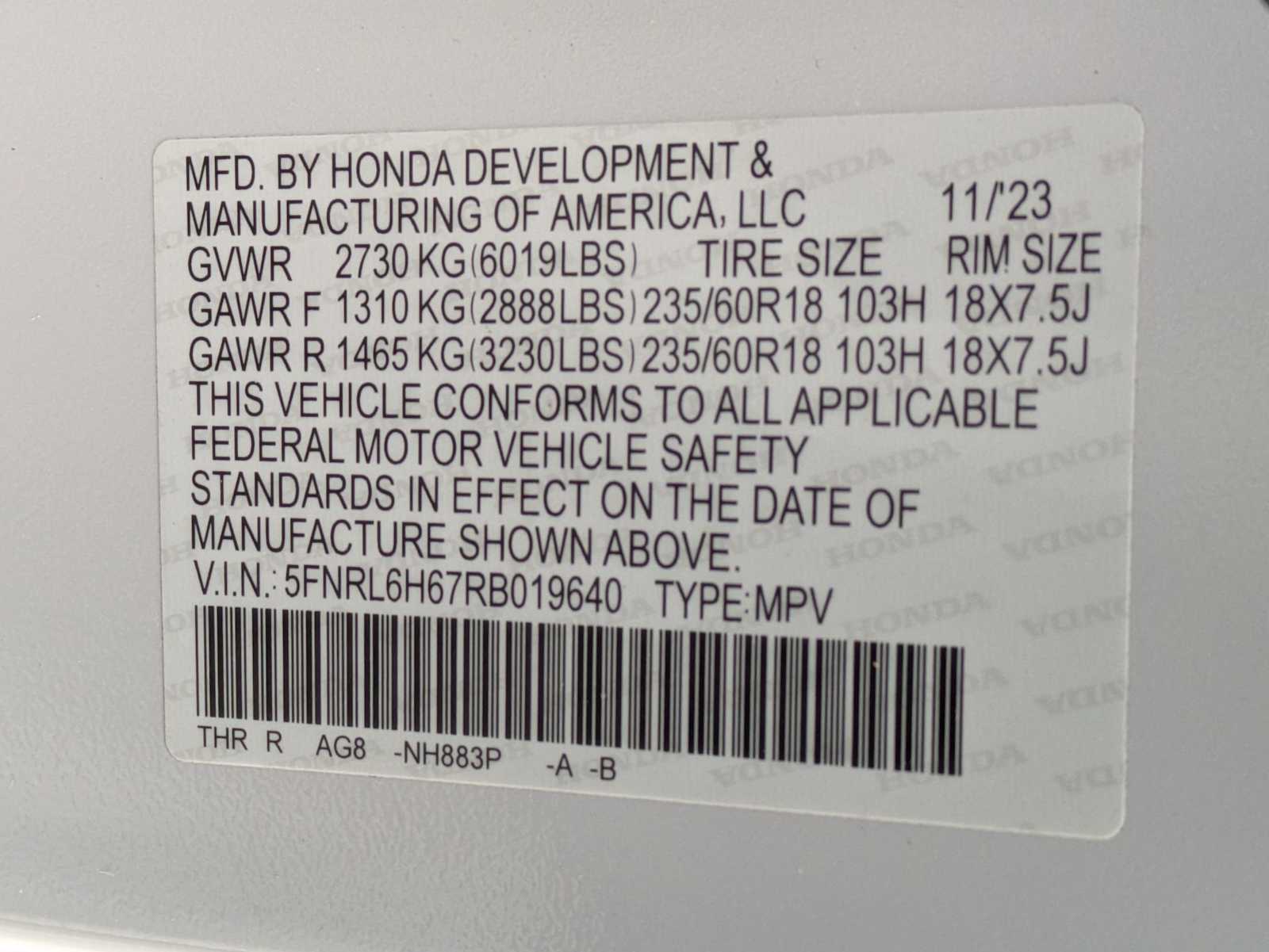 Thumbnail: 2024 Honda Odyssey - 34