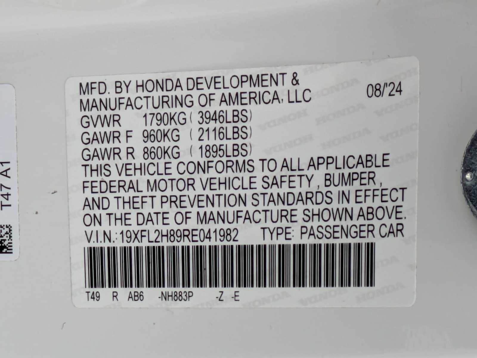 Thumbnail: 2024 Honda Civic - 32