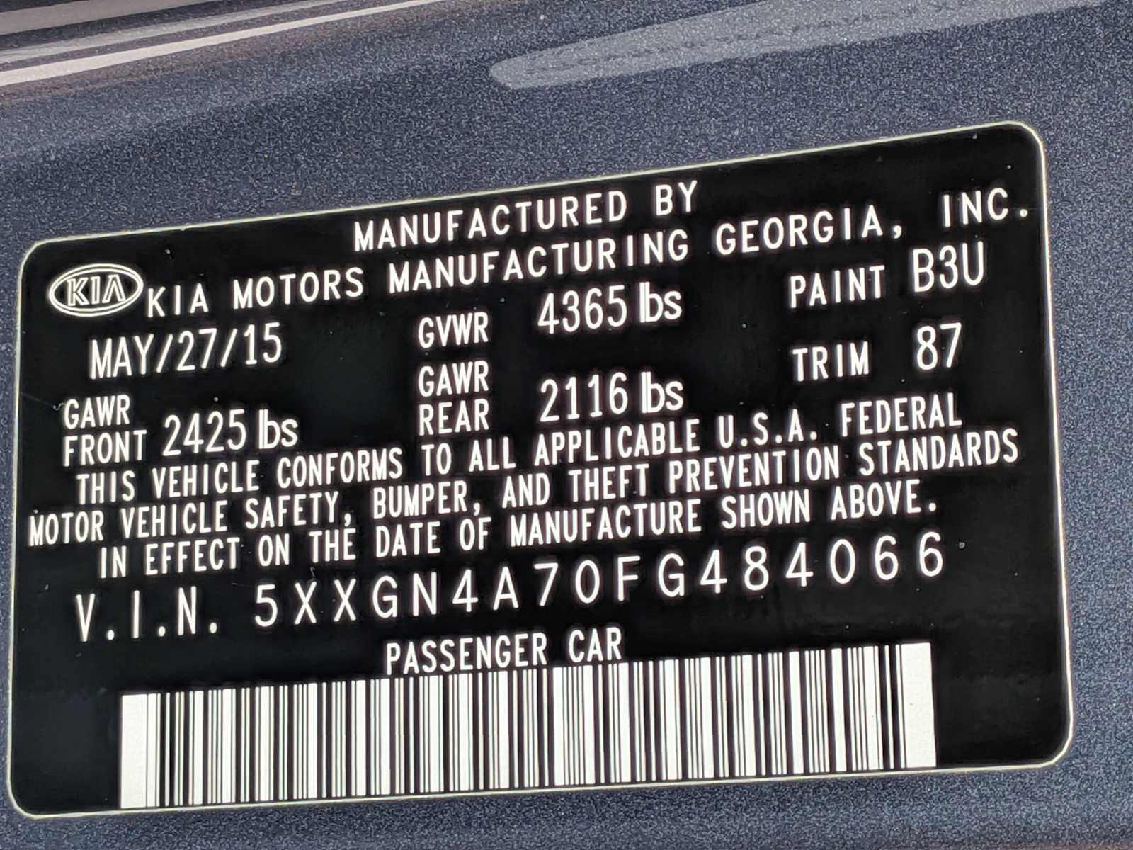 Thumbnail: 2015 Kia Optima - 33