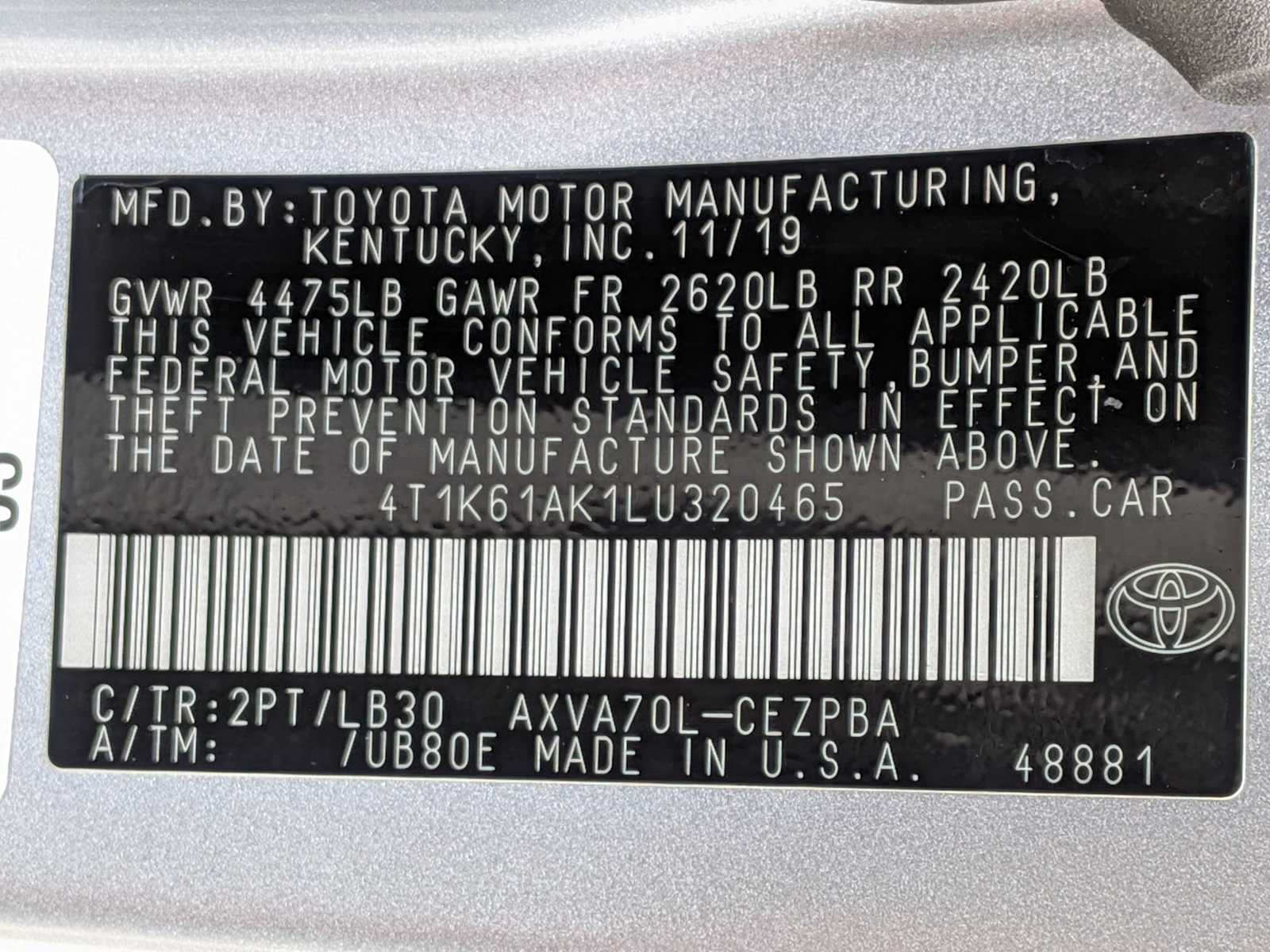 Thumbnail: 2020 Toyota Camry - 33
