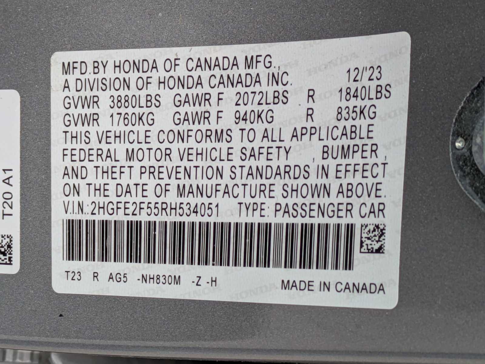 Thumbnail: 2024 Honda Civic - 32