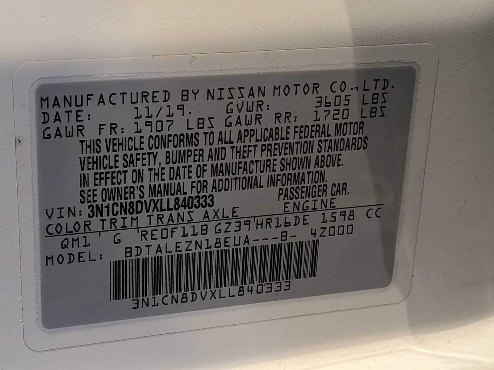 Thumbnail: 2020 Nissan Versa - 30