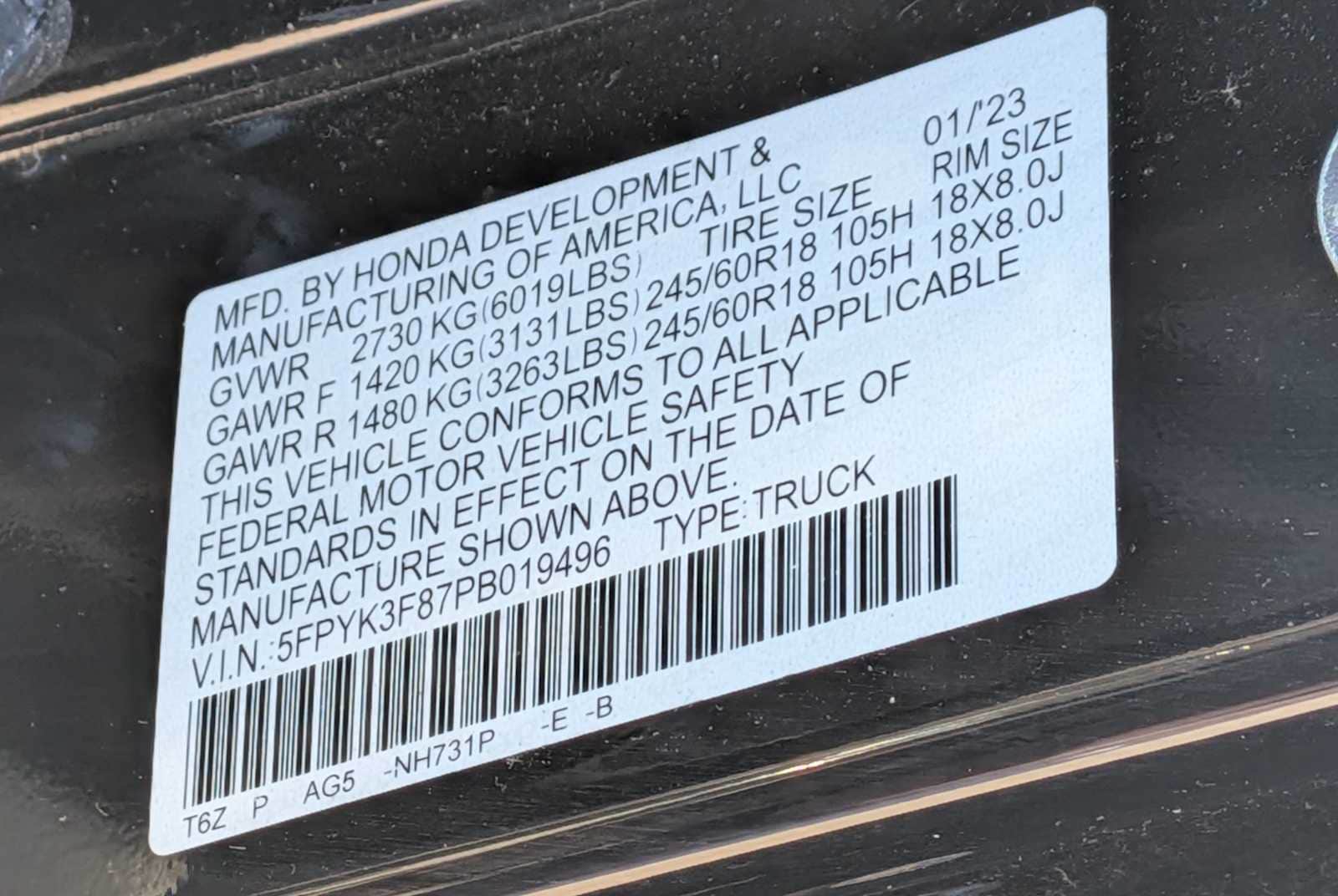 Thumbnail: 2023 Honda Ridgeline - 33