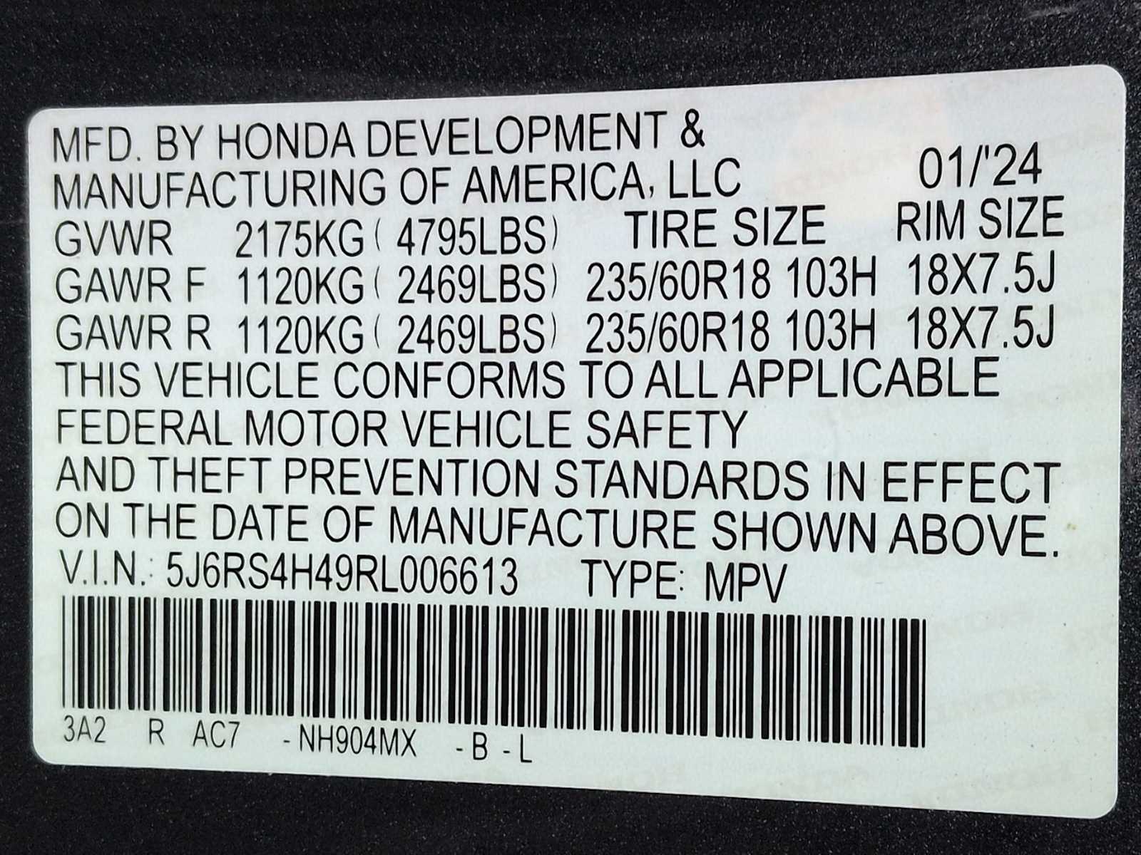 Thumbnail: 2024 Honda CR-V - 34