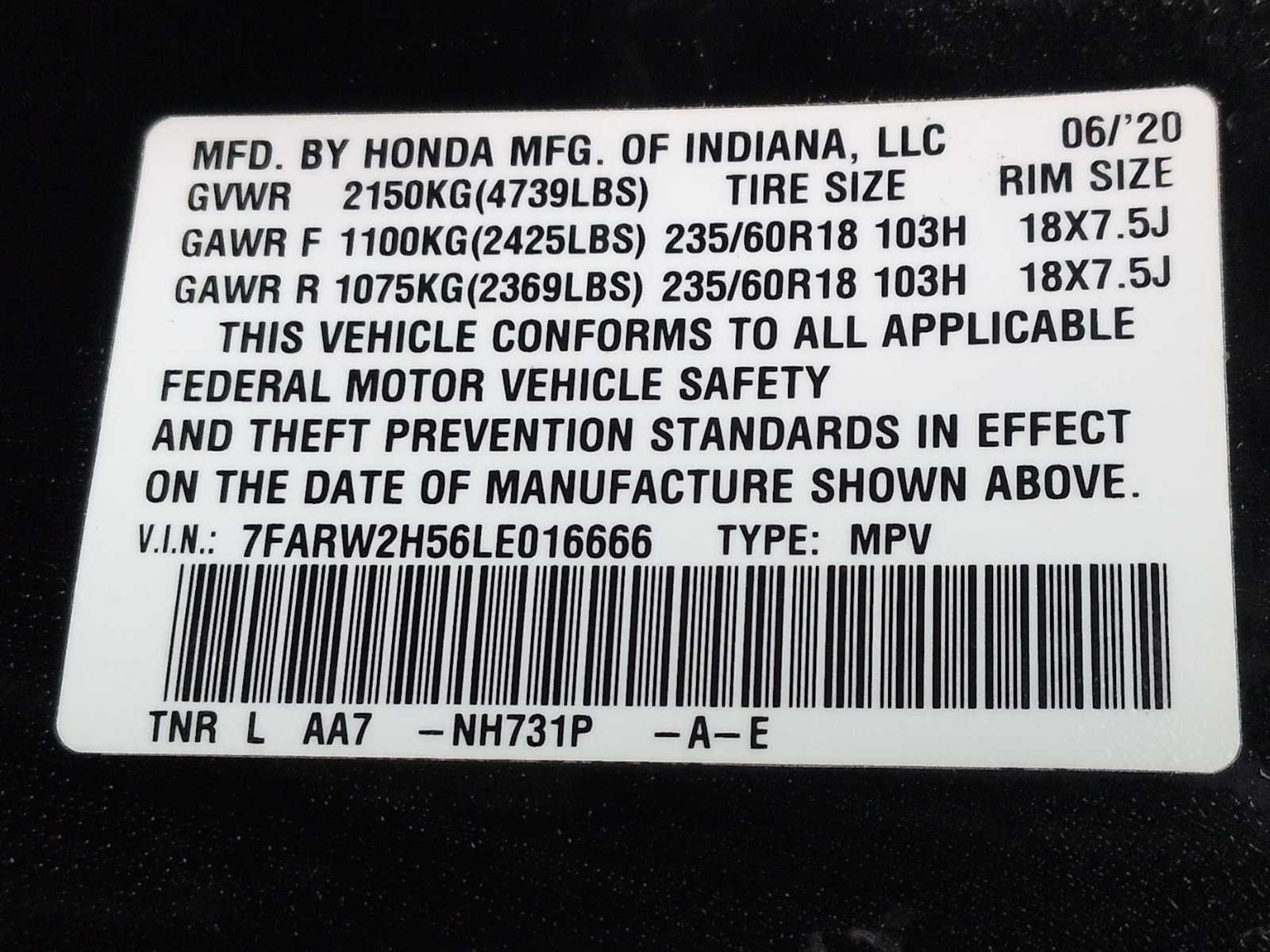 Thumbnail: 2020 Honda CR-V - 34