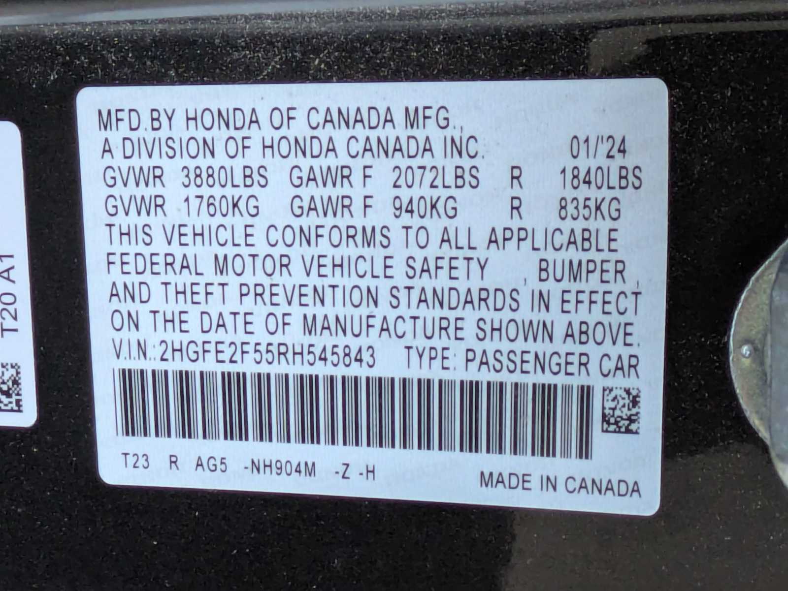 Thumbnail: 2024 Honda Civic - 32