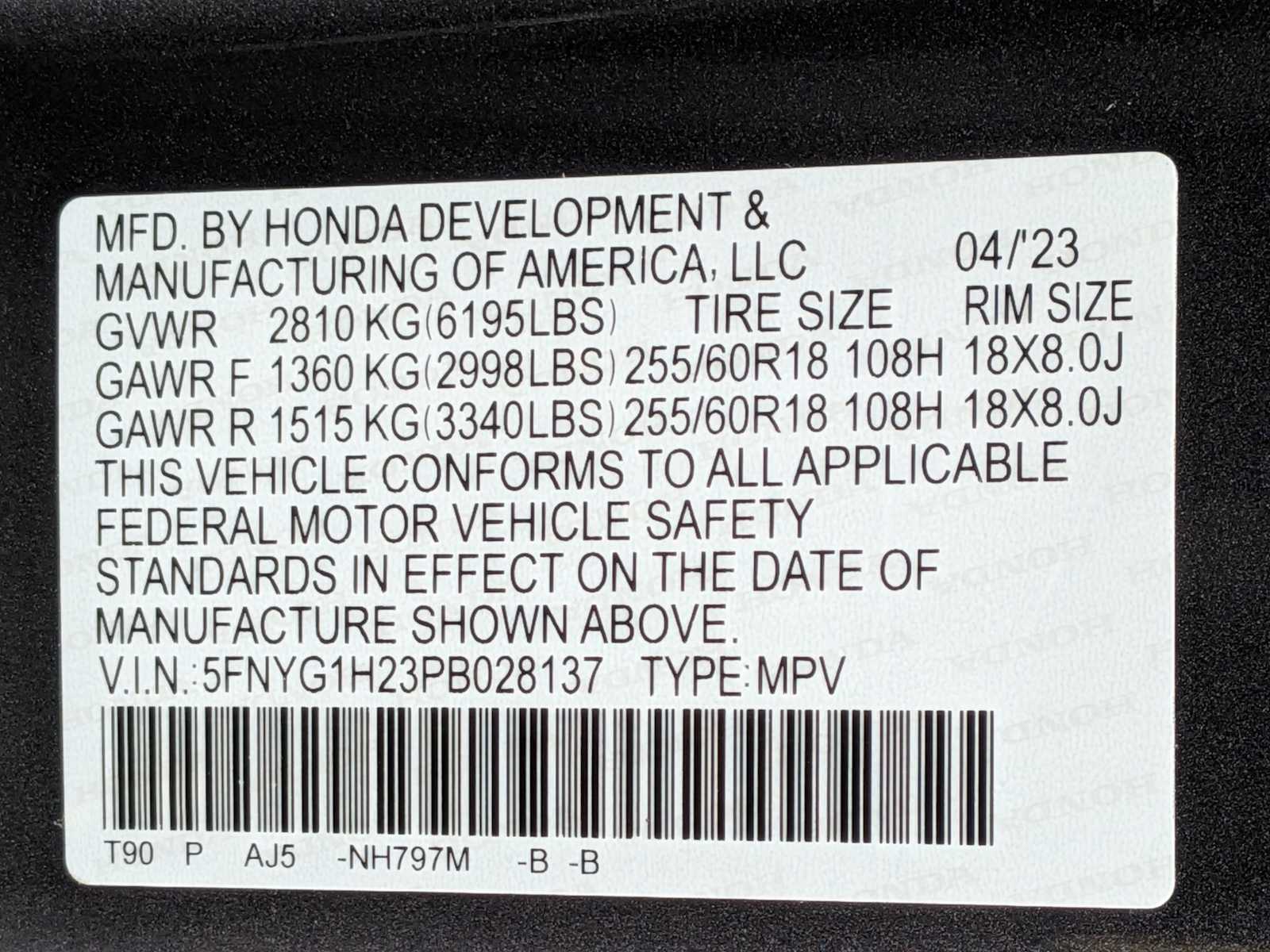 Thumbnail: 2023 Honda Pilot - 32
