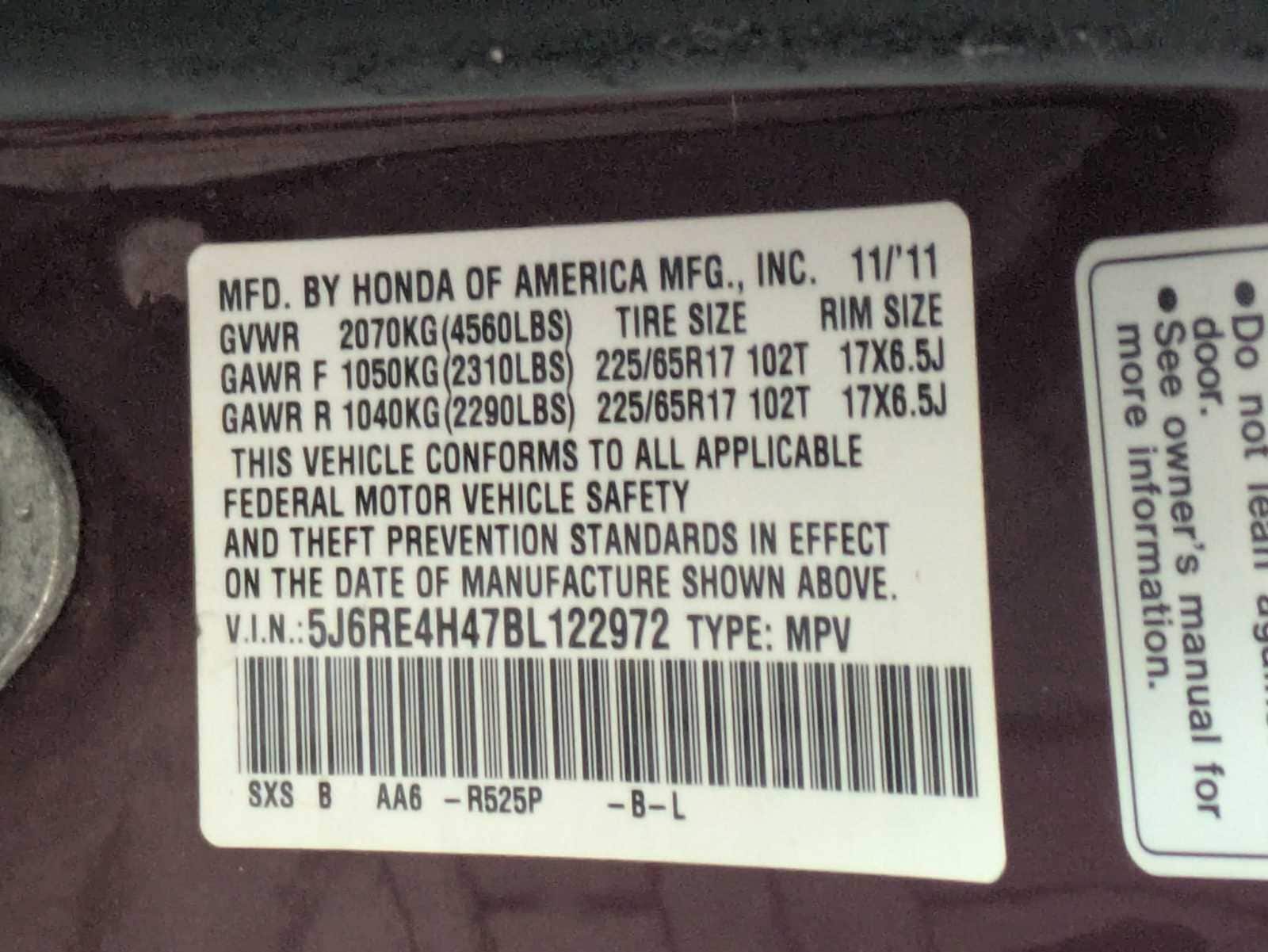 Thumbnail: 2011 Honda CR-V - 30