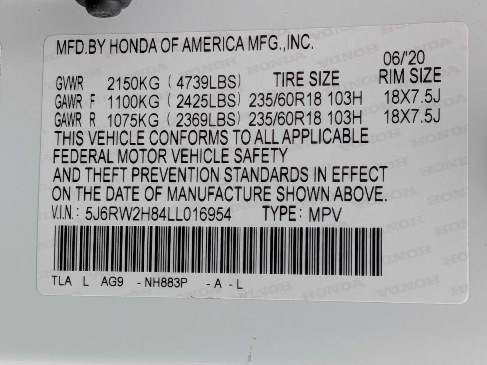 Thumbnail: 2020 Honda CR-V - 32