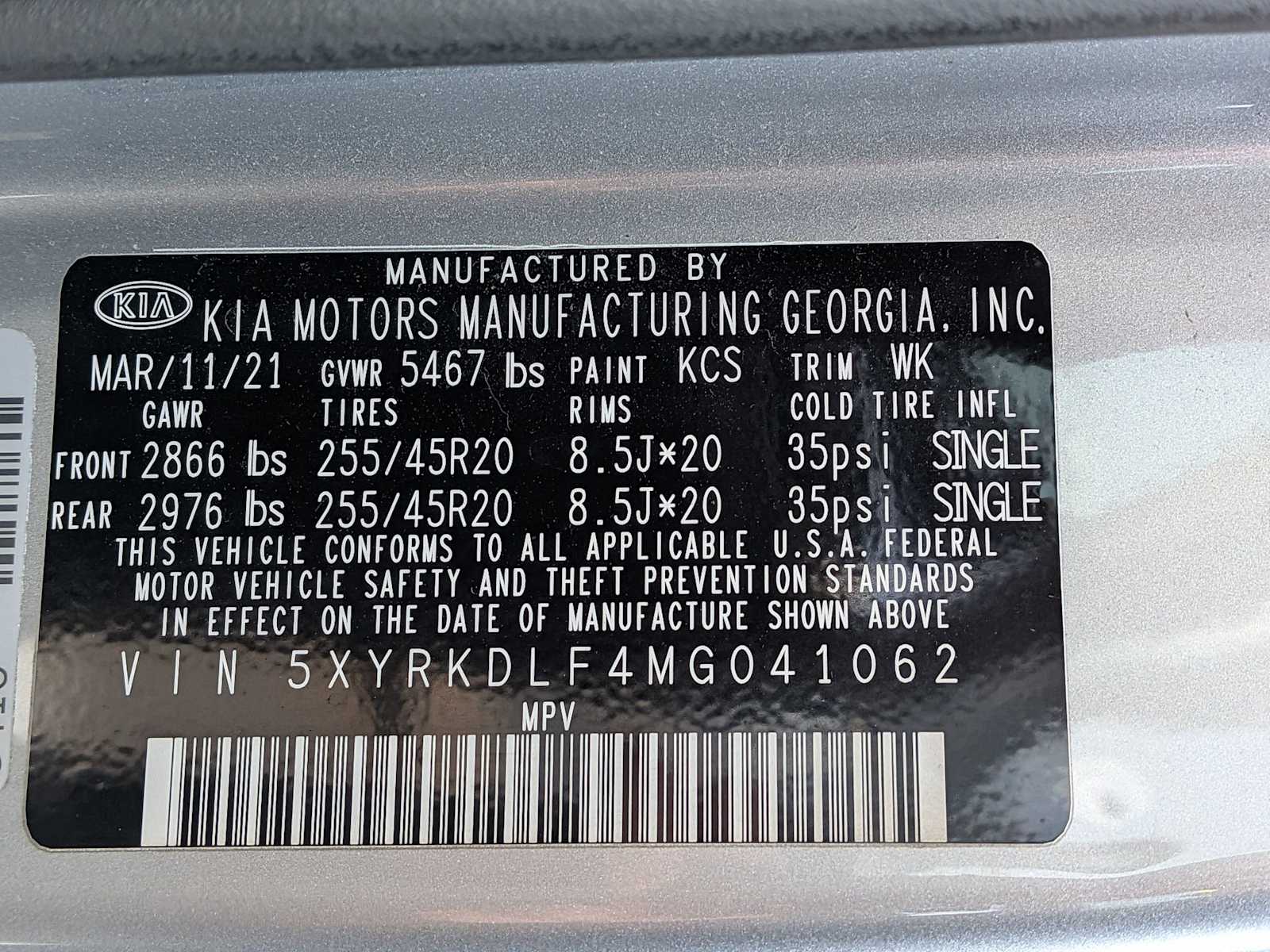 Thumbnail: 2021 Kia Sorento - 38