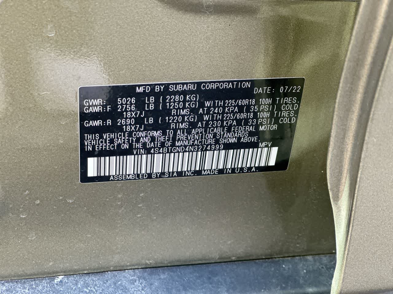 Thumbnail: 2022 Subaru Outback - 39