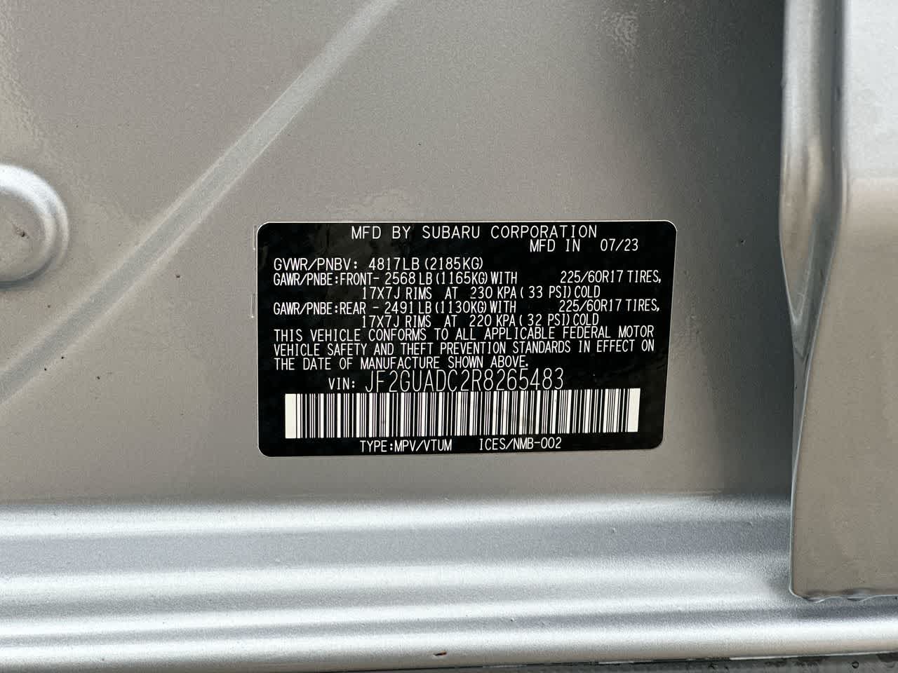 2024 Subaru Crosstrek Premium 37