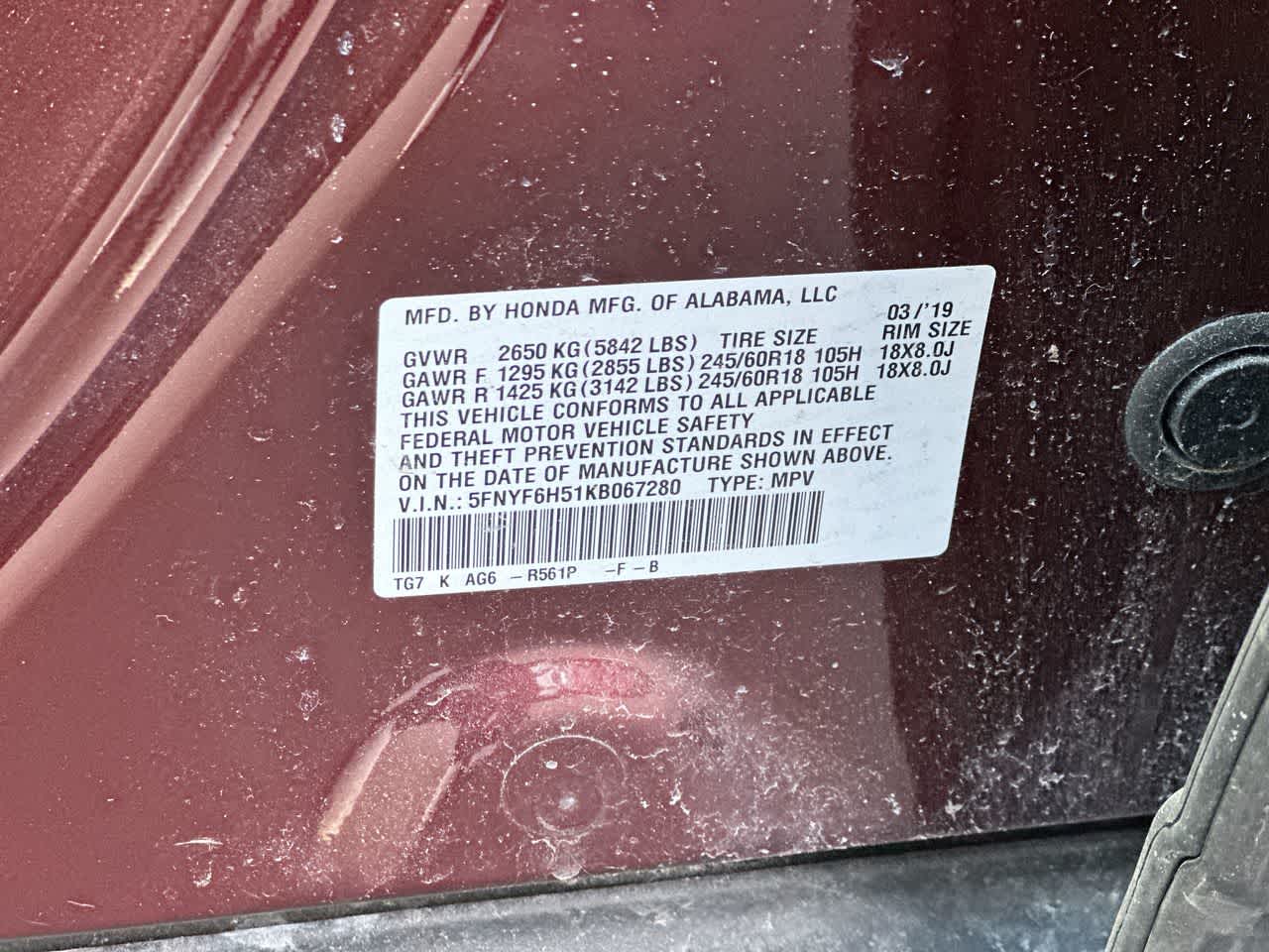 Thumbnail: 2019 Honda Pilot - 36