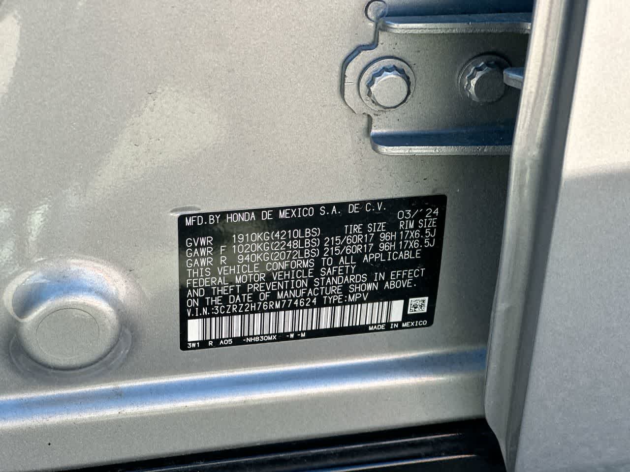 Thumbnail: 2024 Honda HR-V - 37