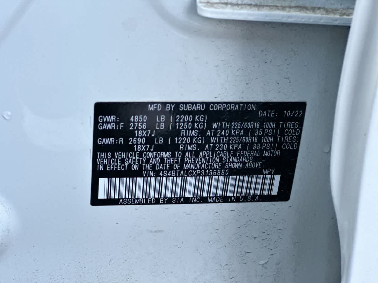 Thumbnail: 2023 Subaru Outback - 38