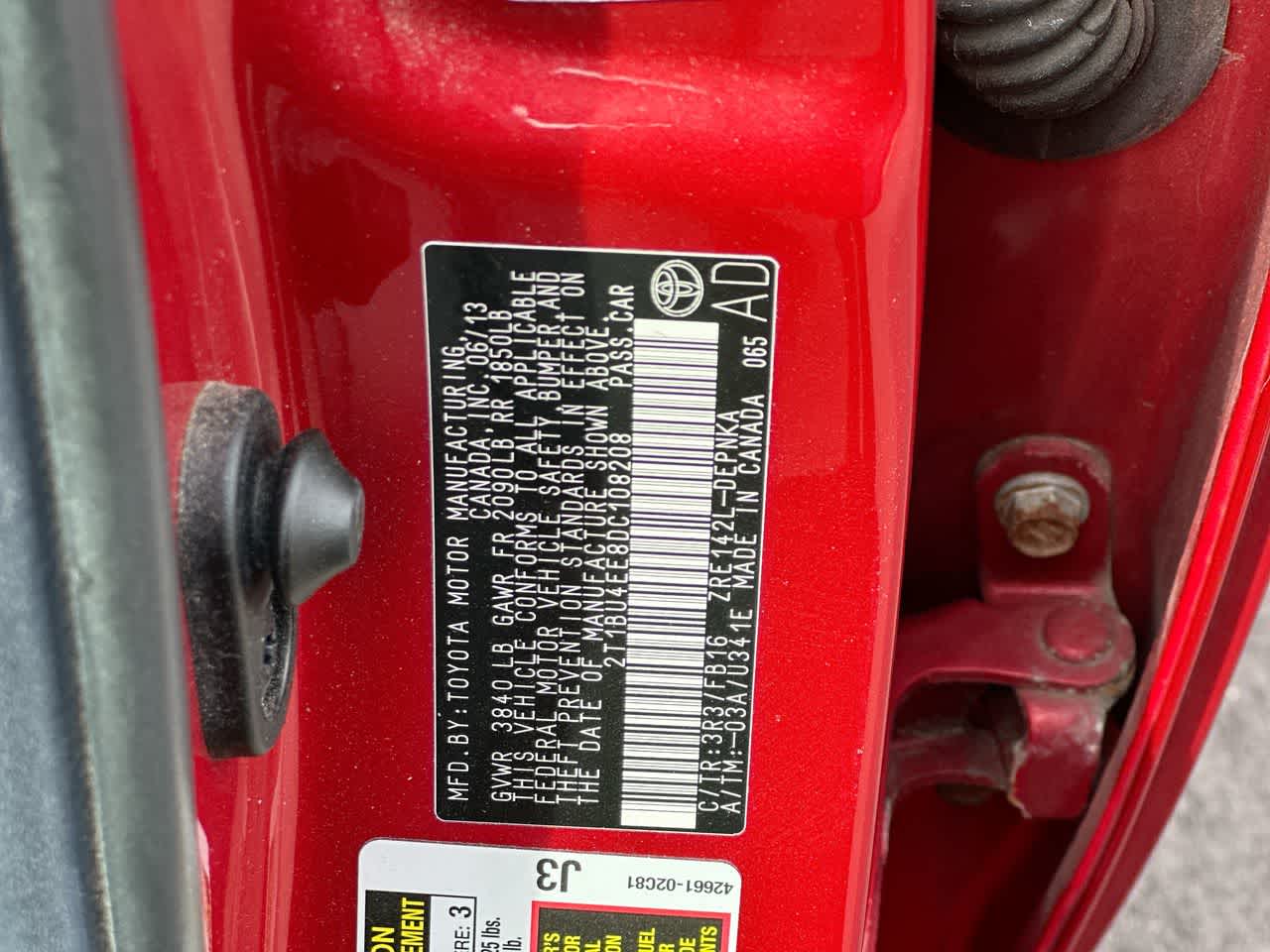 Thumbnail: 2013 Toyota Corolla - 34