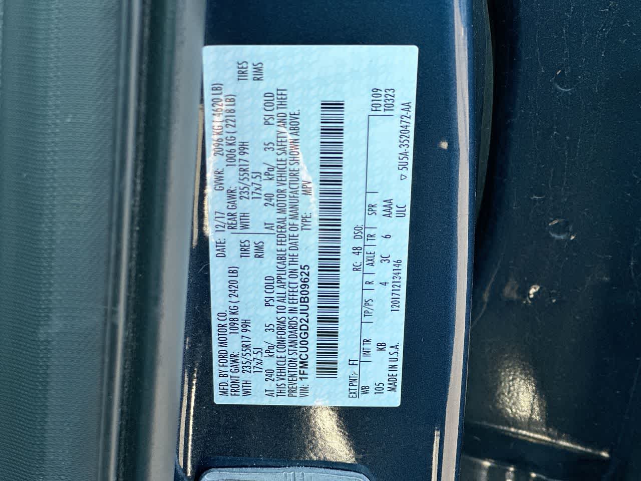 Thumbnail: 2018 Ford Escape - 36