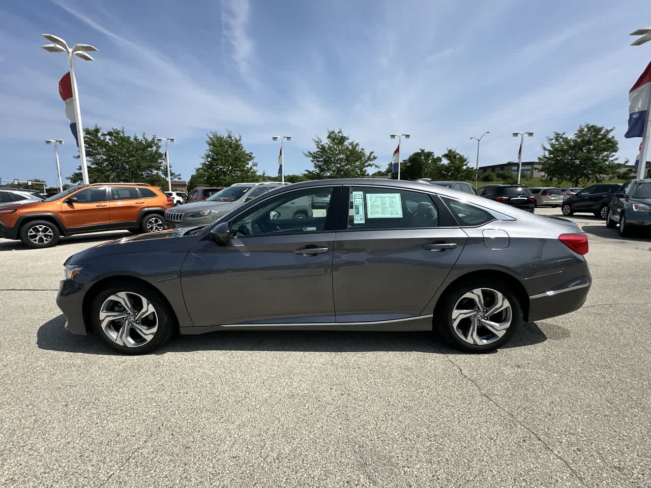 Used 2019 Honda Accord EX with VIN 1HGCV1F40KA015269 for sale in Waukesha, WI