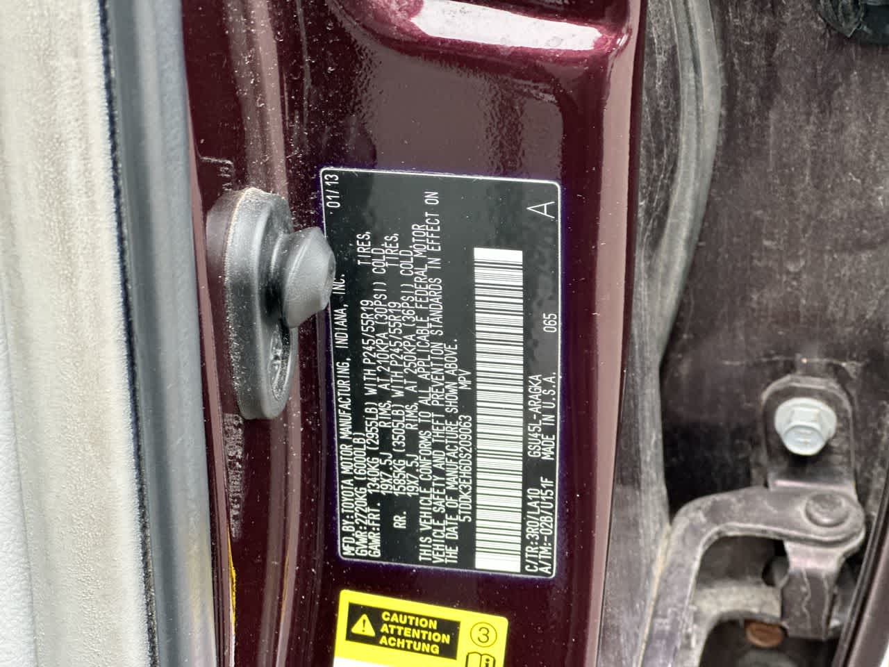 Thumbnail: 2013 Toyota Highlander - 38