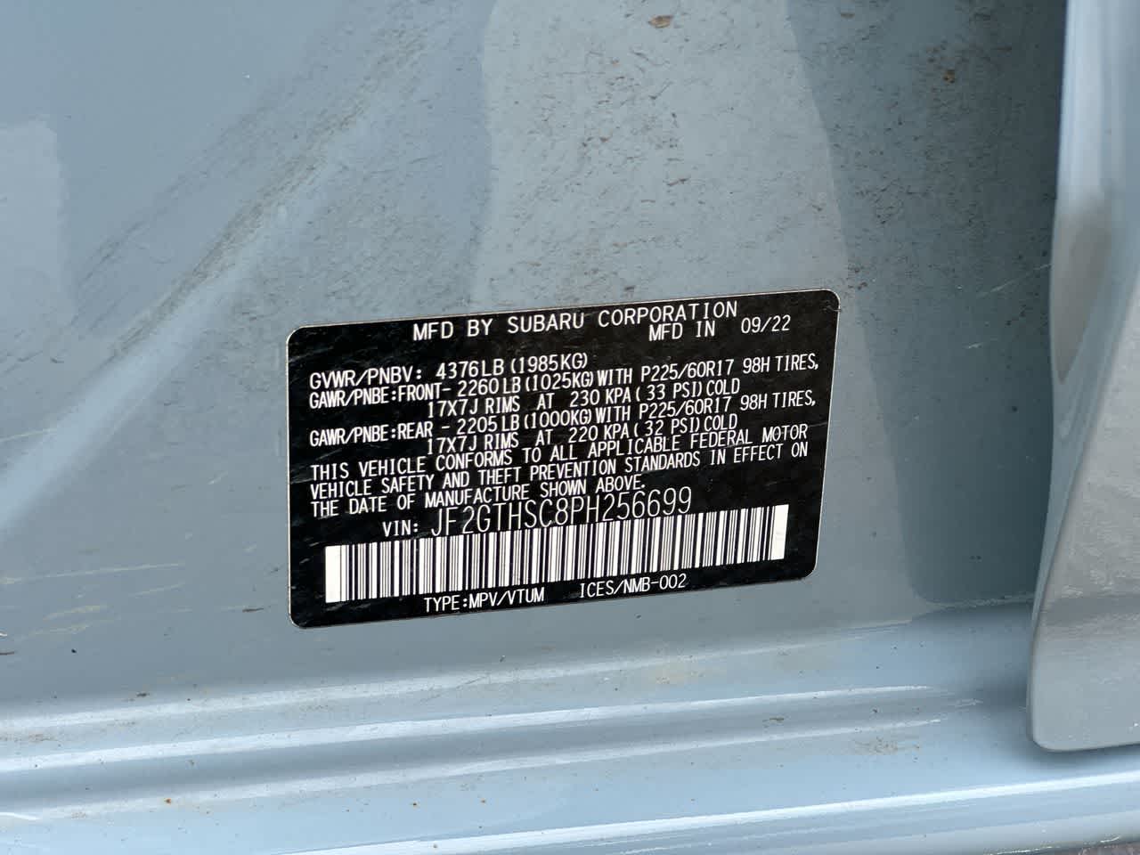 2023 Subaru Crosstrek Sport 37