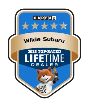 Wilde Subaru earned the CARFAX 2024 Top-Rated Lifetime Dealer award.