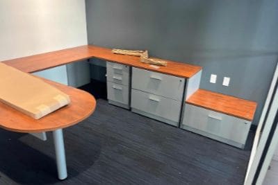 Office Furniture Installation In Progress