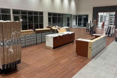 Millwork Installation In Progress