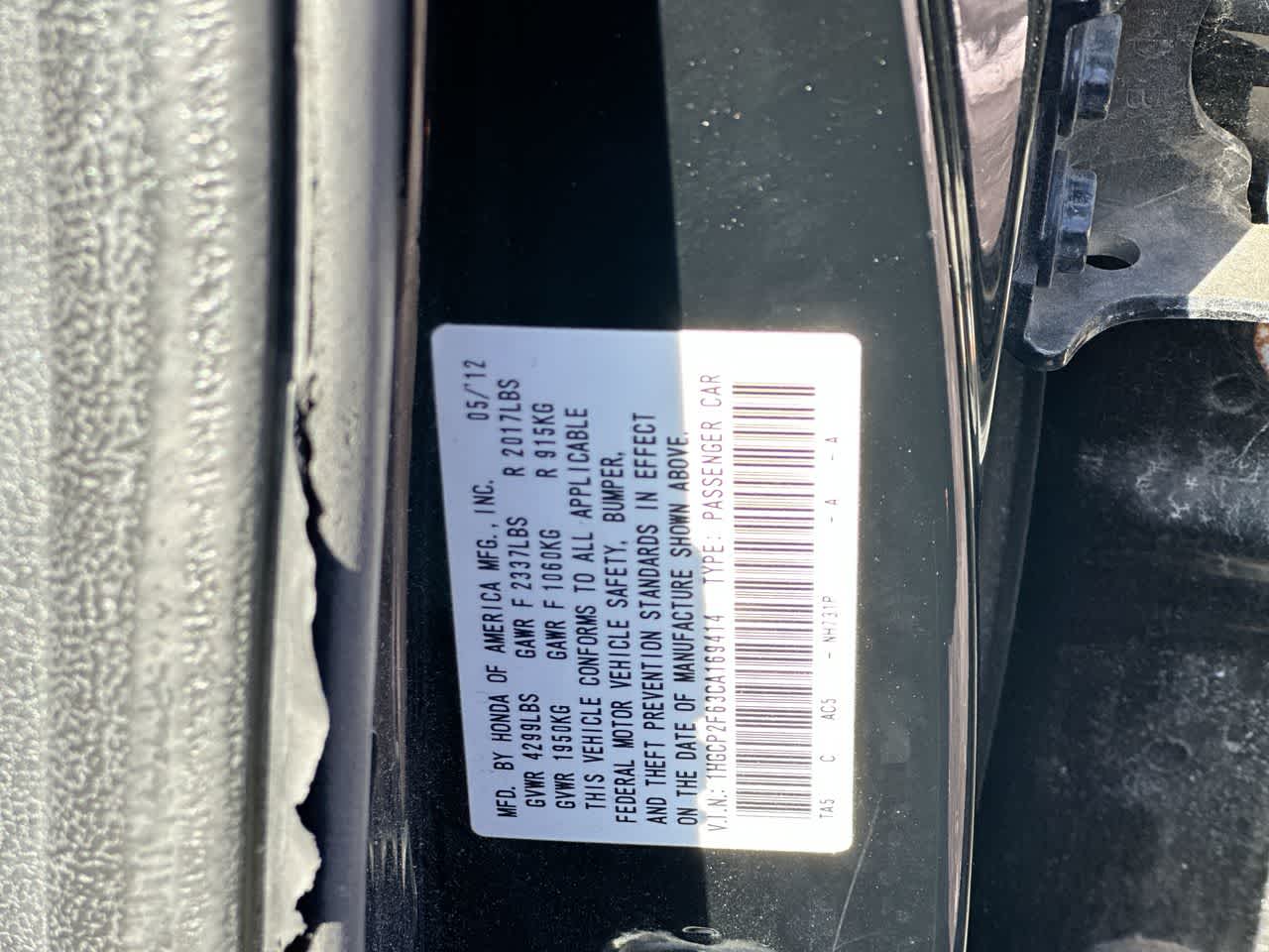 Thumbnail: 2012 Honda Accord - 34