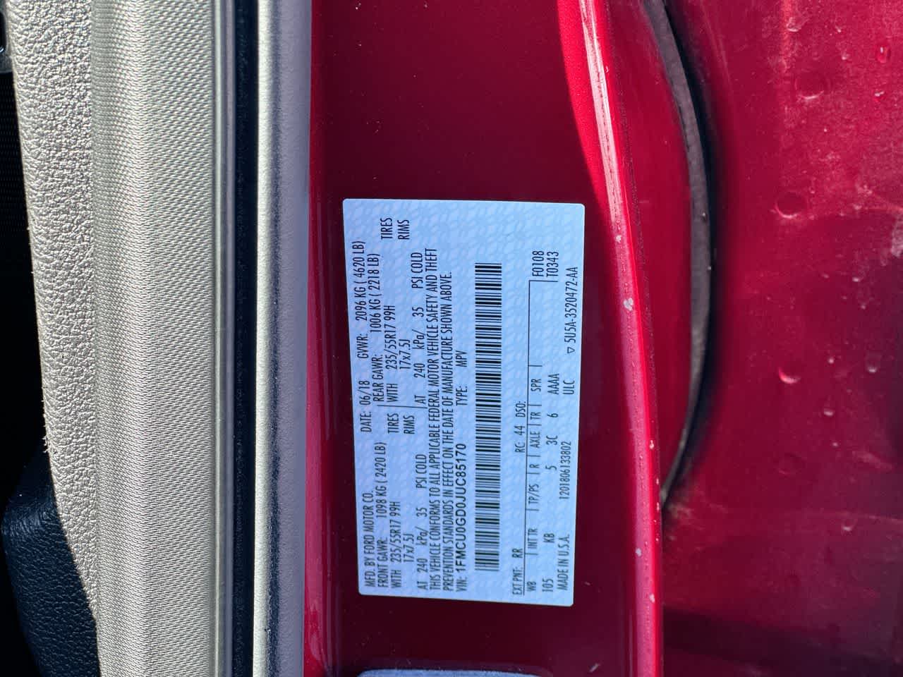 Thumbnail: 2018 Ford Escape - 36