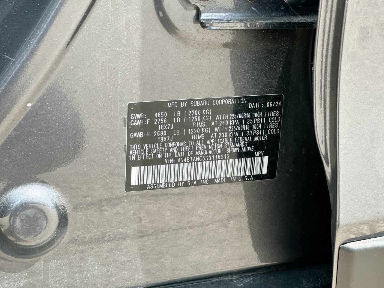 2025 Subaru Outback Limited 39
