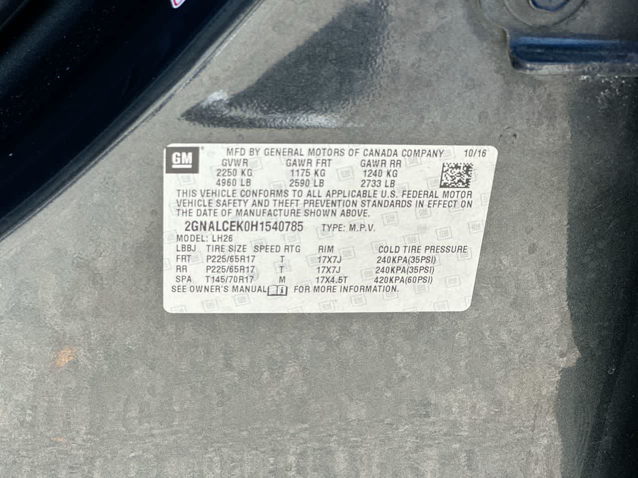 Thumbnail: 2017 Chevrolet Equinox - 35