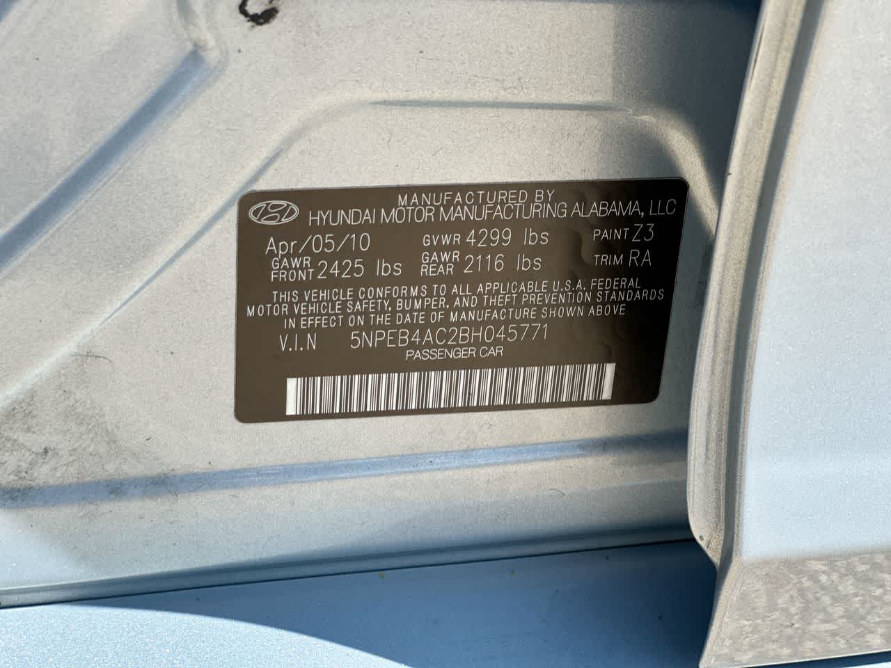Thumbnail: 2011 Hyundai Sonata - 35