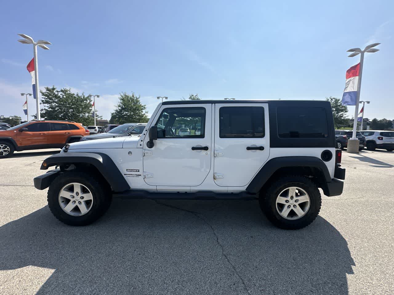 Used 2018 Jeep Wrangler JK Unlimited Sport S with VIN 1C4HJWDG0JL904814 for sale in Waukesha, WI