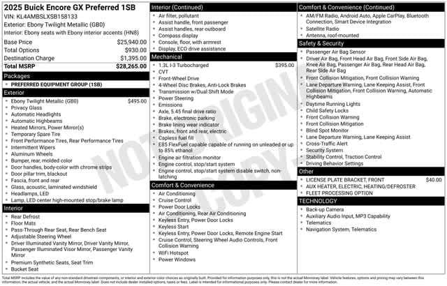 Thumbnail: 2025 Buick Encore GX - 4