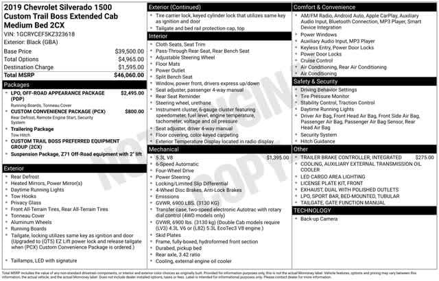 Thumbnail: 2019 Chevrolet Silverado 1500 - 4