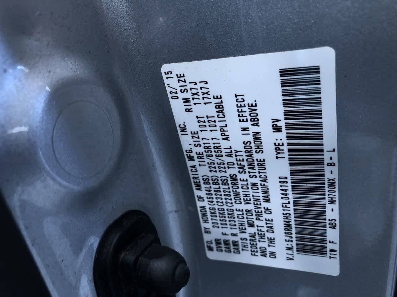 2015 Honda CR-V EX 30