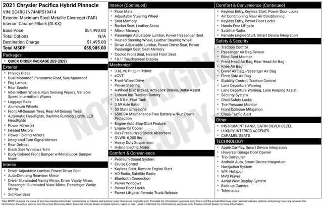 Thumbnail: 2021 Chrysler Pacifica - 4