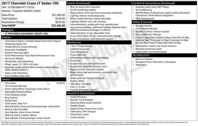 Thumbnail: 2017 Chevrolet Cruze - 4