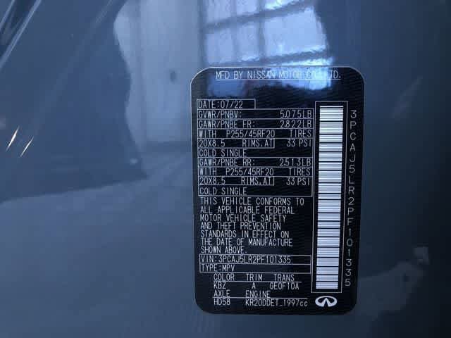 Thumbnail: 2023 INFINITI QX55 - 34