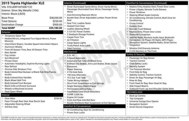 Thumbnail: 2015 Toyota Highlander - 4