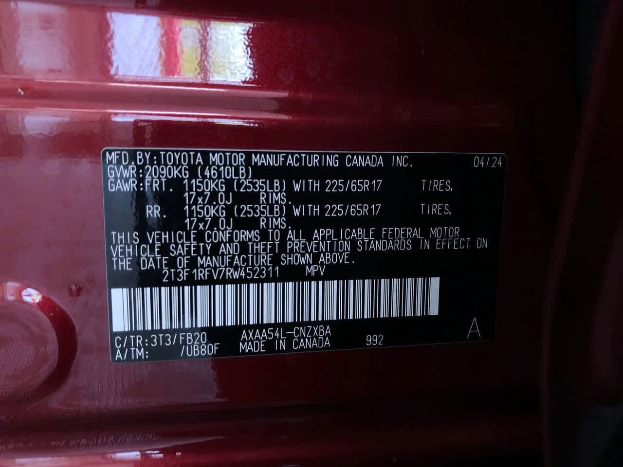2024 Toyota RAV4 LE 34