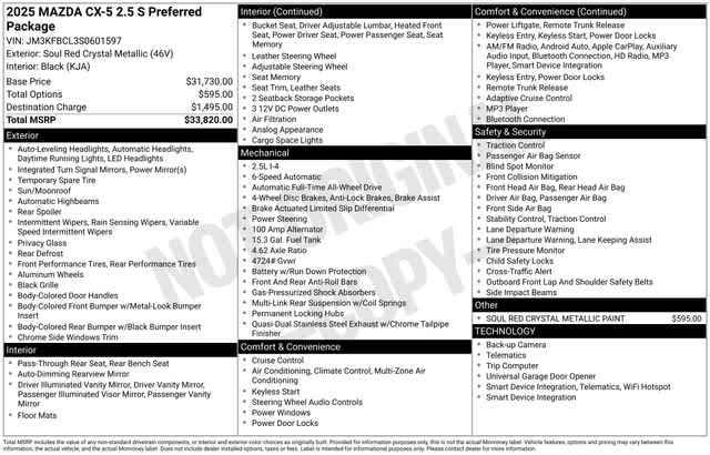 Thumbnail: 2025 Mazda CX-5 - 4