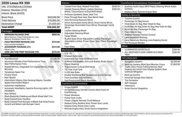 Thumbnail: 2020 Lexus RX - 4